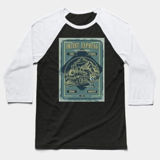 RETRO TRAIN Baseball T-Shirt